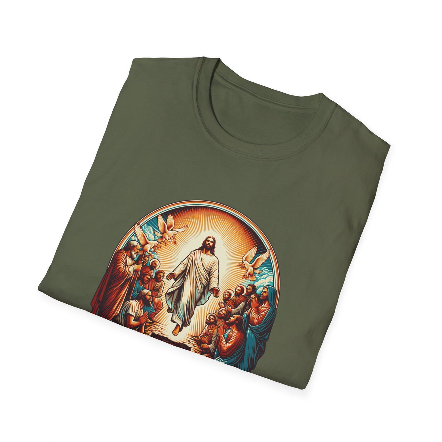 He Is Risen Matthew 28:6 T-Shirt — Easter Christian Faith Tee