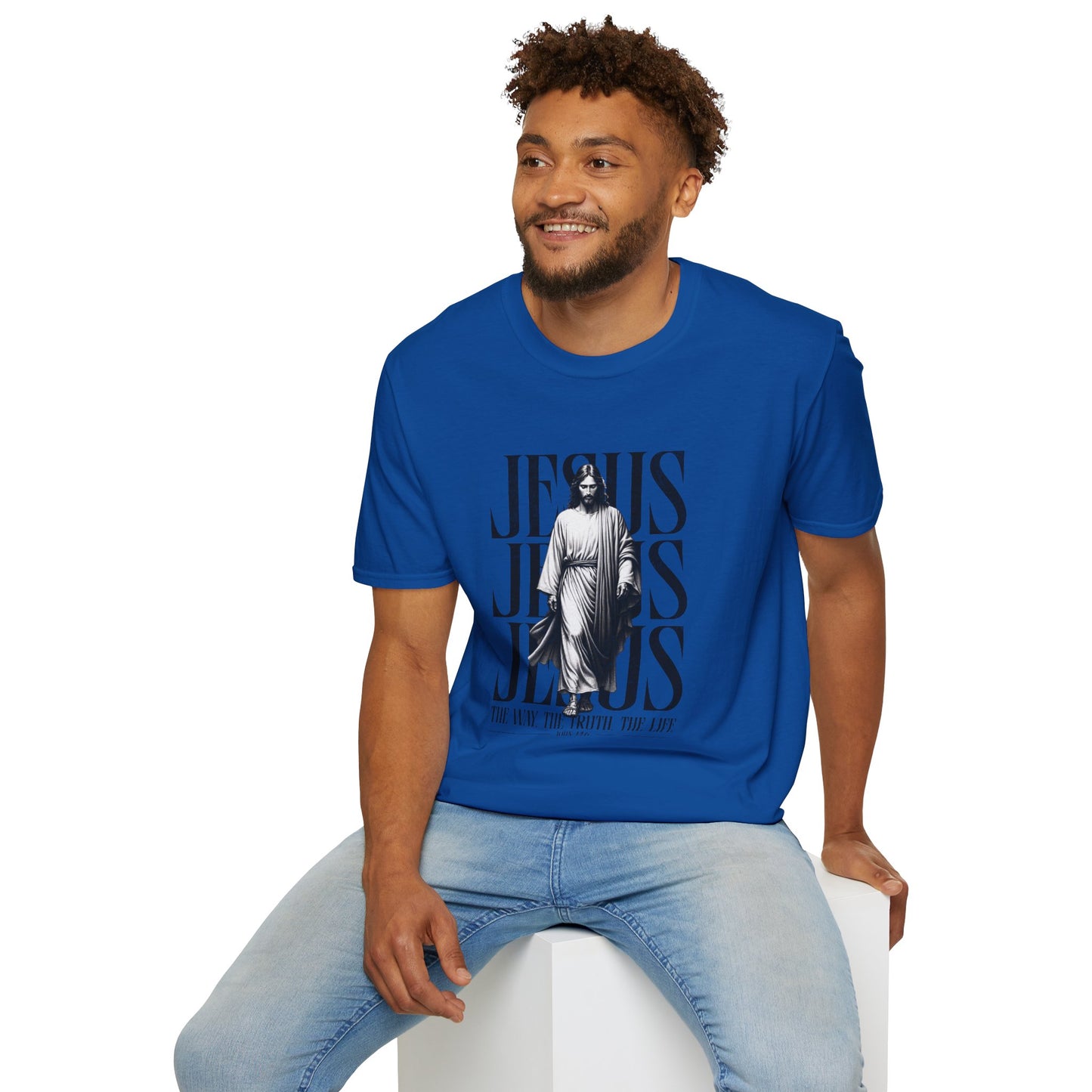 Christian T-Shirt: Jesus "The Way The Truth The Life" John 14:6