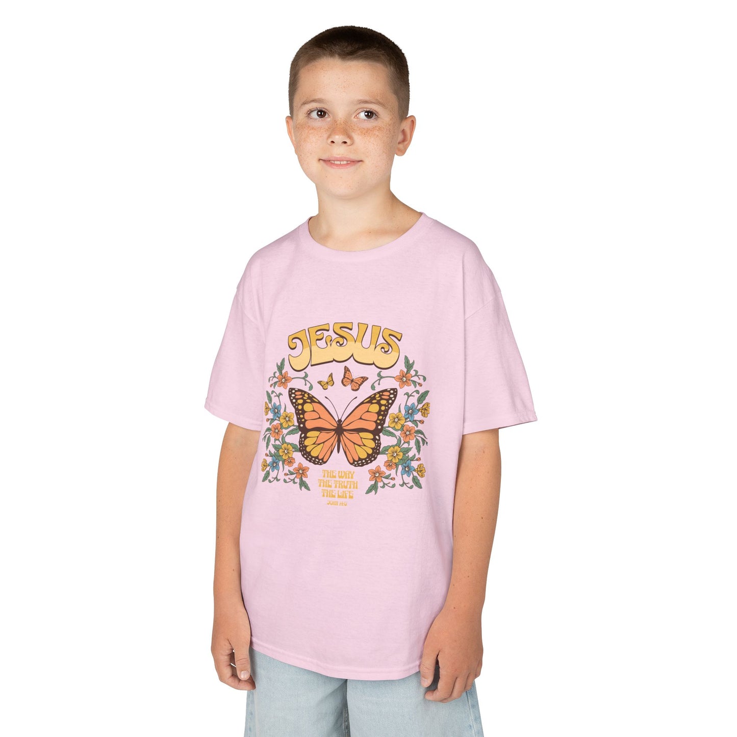 Kids John 14:6 T-Shirt – "Jesus The Way The Truth The Life"