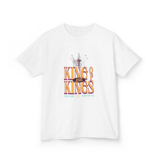 Jesus King of Kings Kids T-Shirt — Faith-Based Christian Tee for Children