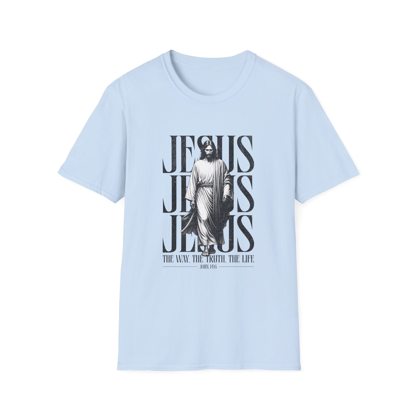 Christian T-Shirt: Jesus "The Way The Truth The Life" John 14:6