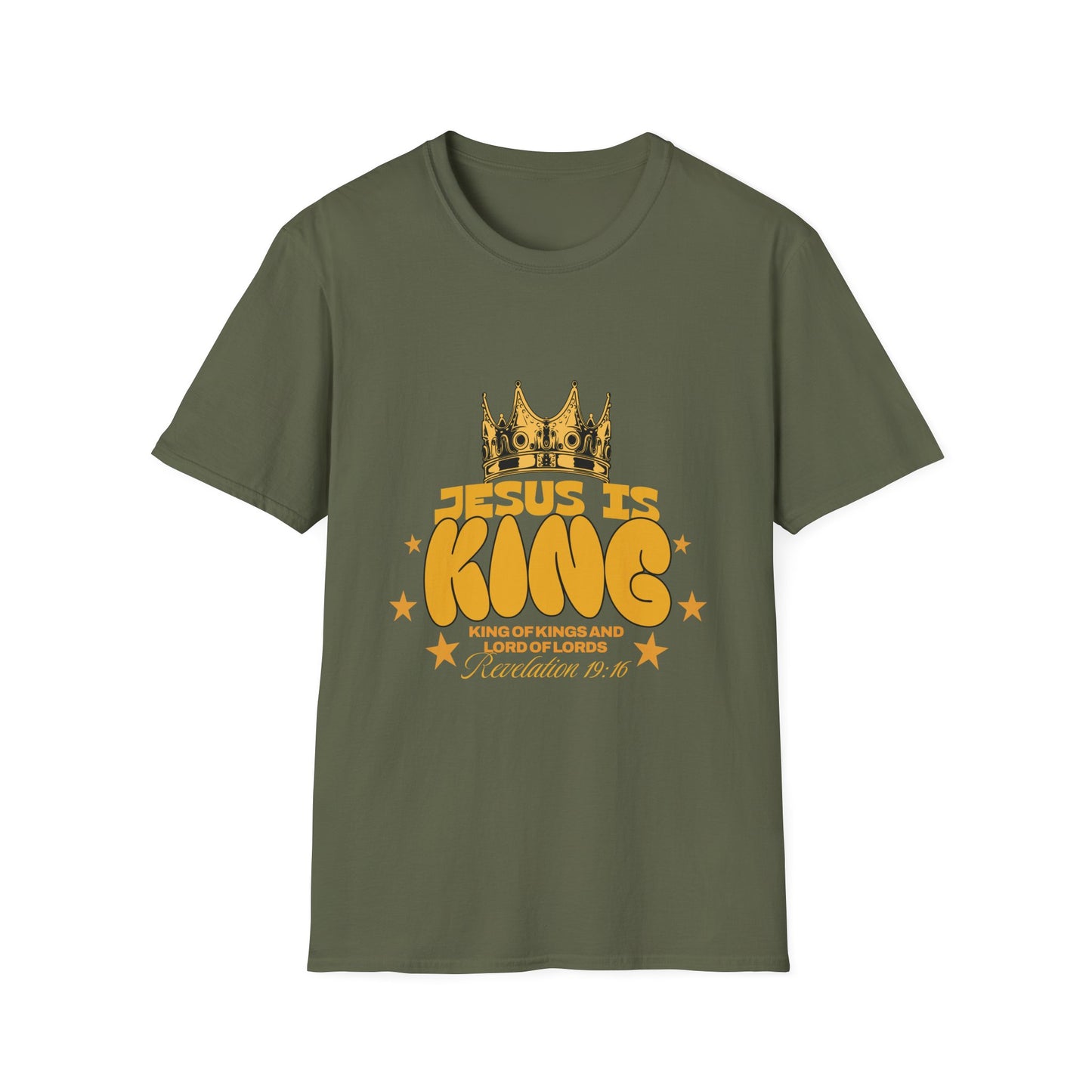King of Kings T-Shirt — Revelation 19:16 Christian Faith Tee