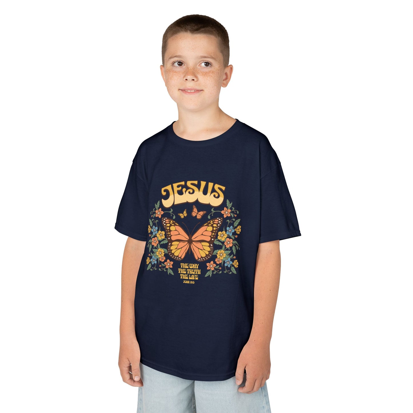 Kids John 14:6 T-Shirt – "Jesus The Way The Truth The Life"