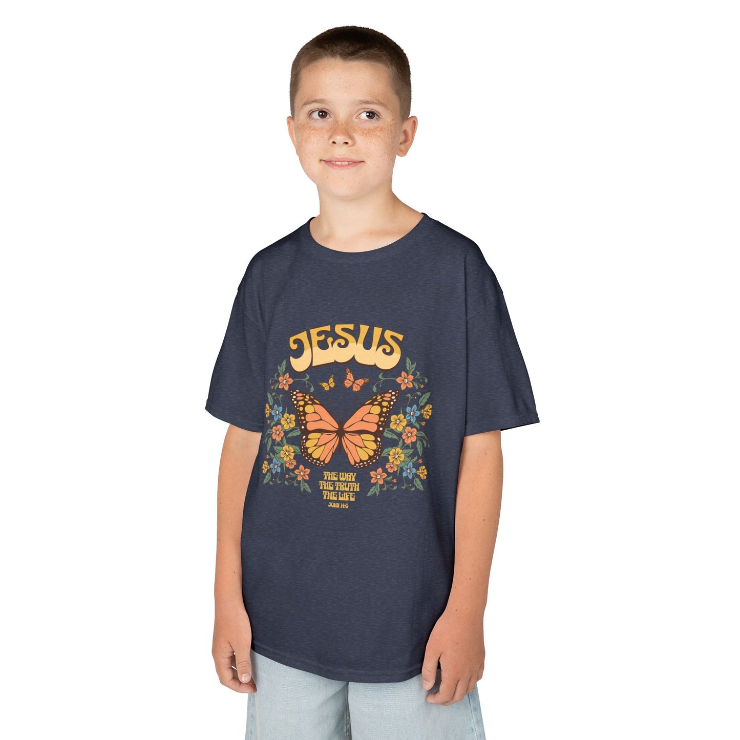 Kids John 14:6 T-Shirt – "Jesus The Way The Truth The Life"