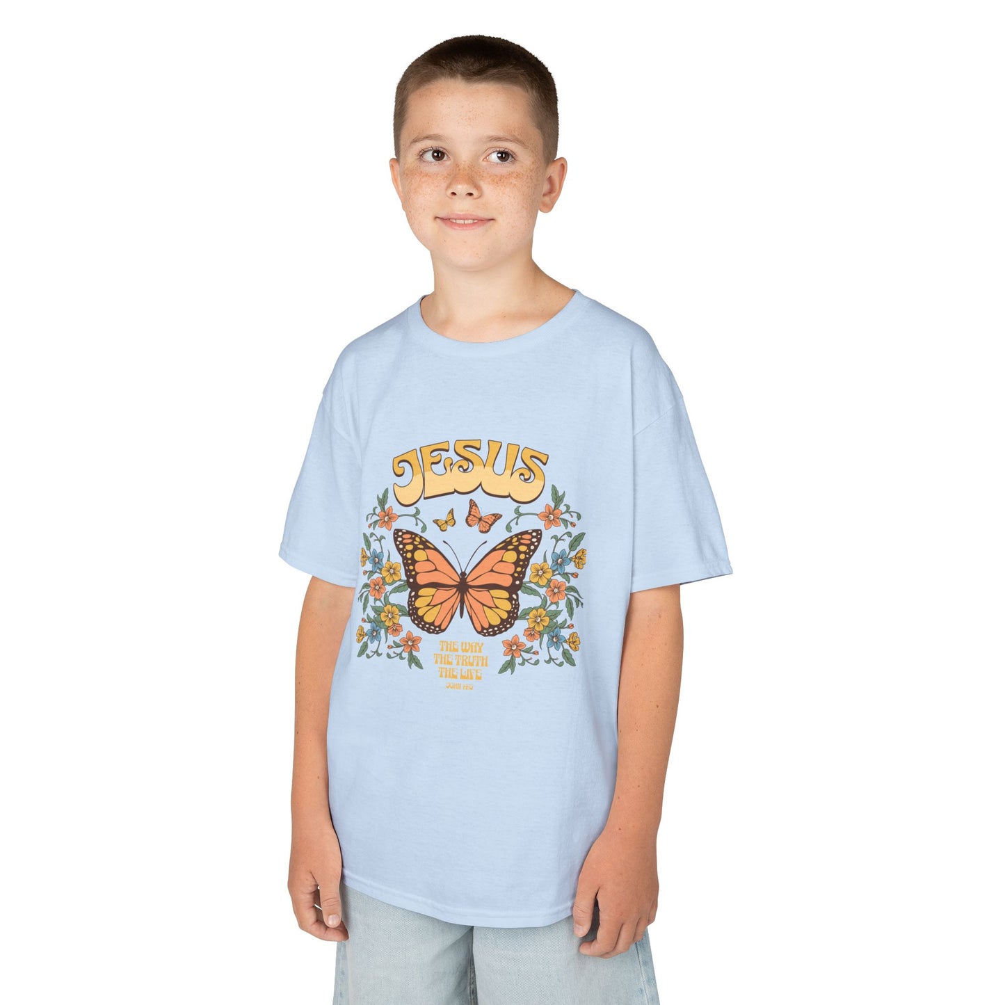 Copy of Kids John 14:6 T-Shirt – "Jesus The Way The Truth The Life"