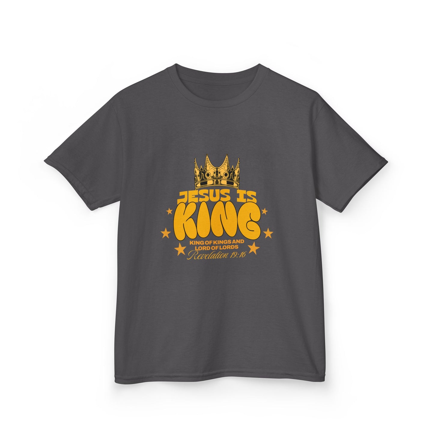 Kids T-Shirt — "King of Kings and Lord of Lords" Christian Tee
