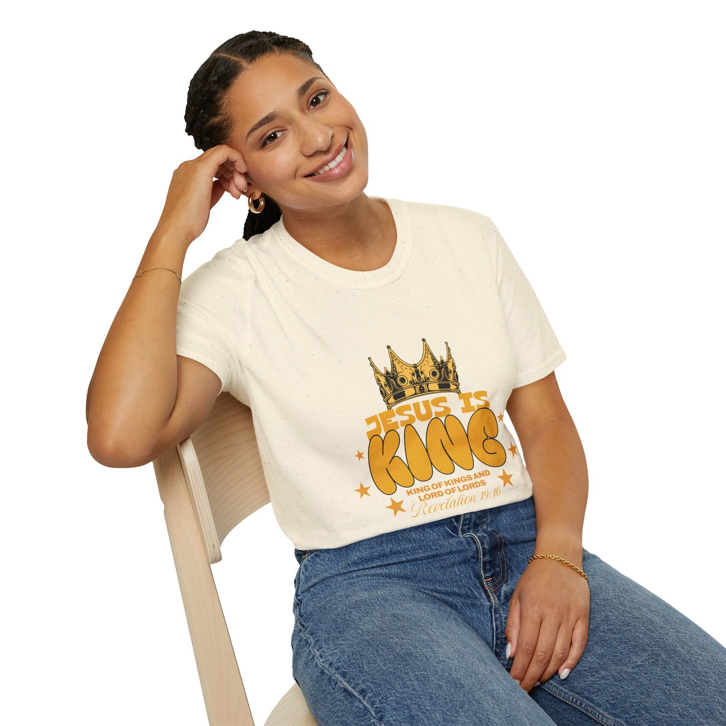 King of Kings T-Shirt — Revelation 19:16 Christian Faith Tee