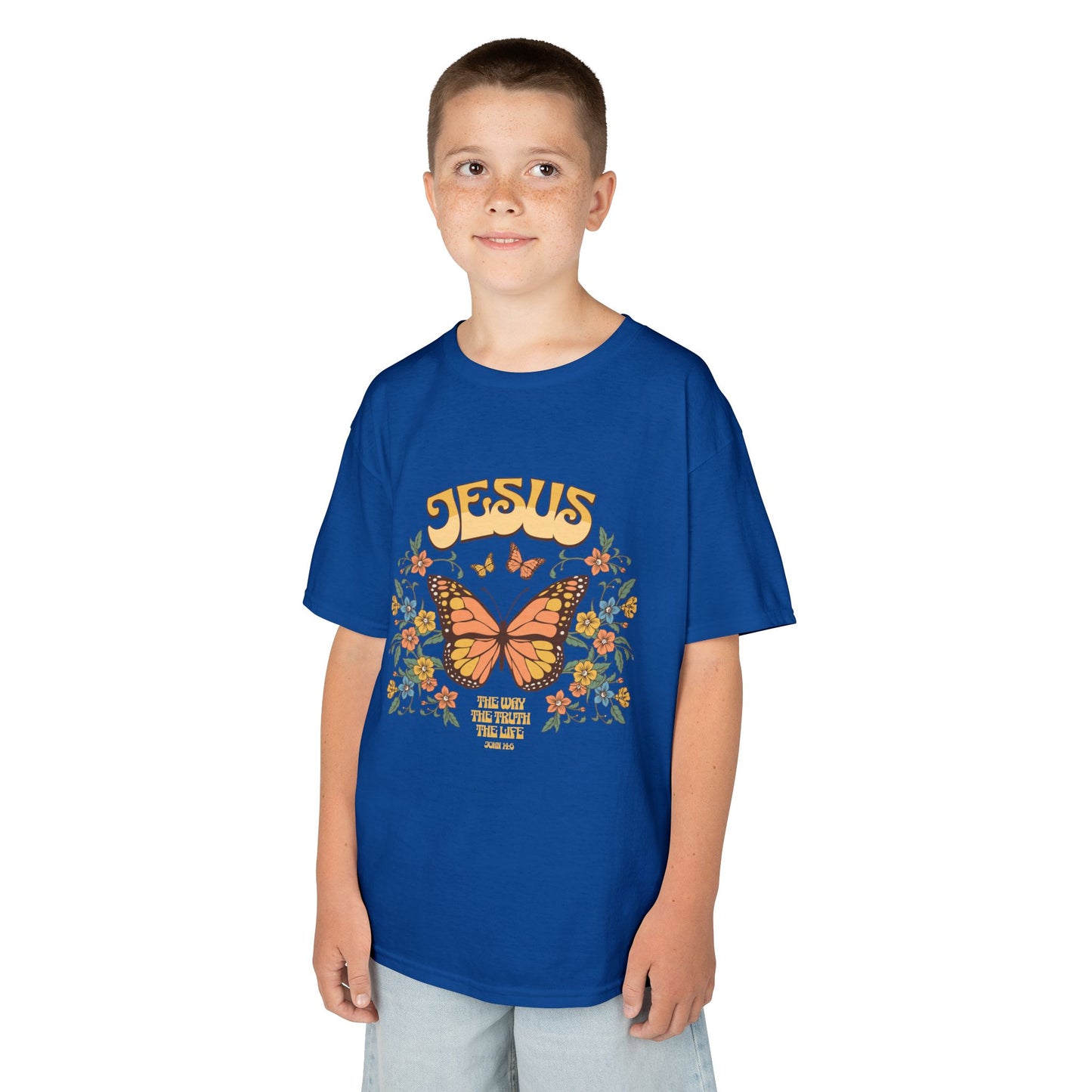 Copy of Kids John 14:6 T-Shirt – "Jesus The Way The Truth The Life"