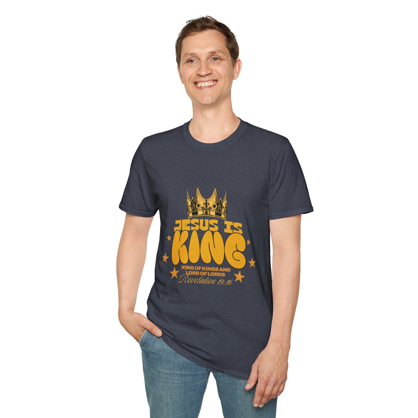 King of Kings T-Shirt — Revelation 19:16 Christian Faith Tee