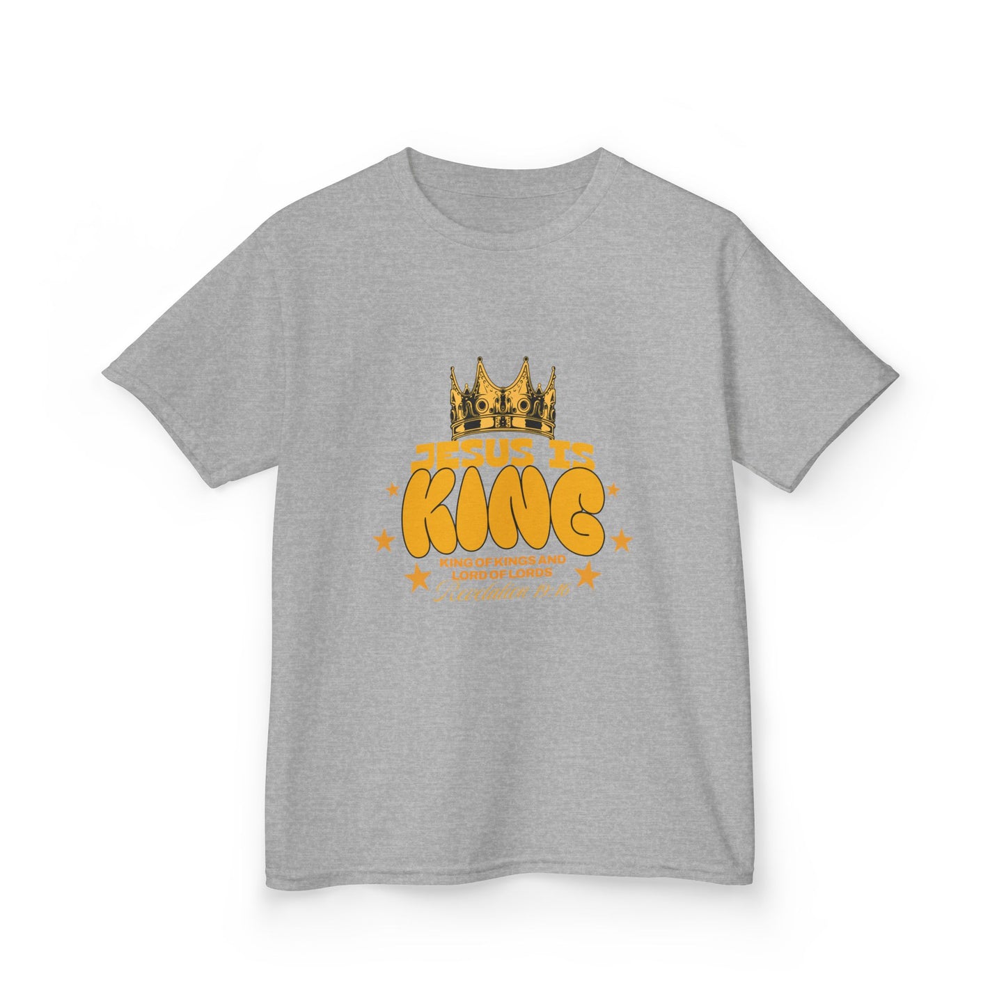Kids T-Shirt — "King of Kings and Lord of Lords" Christian Tee