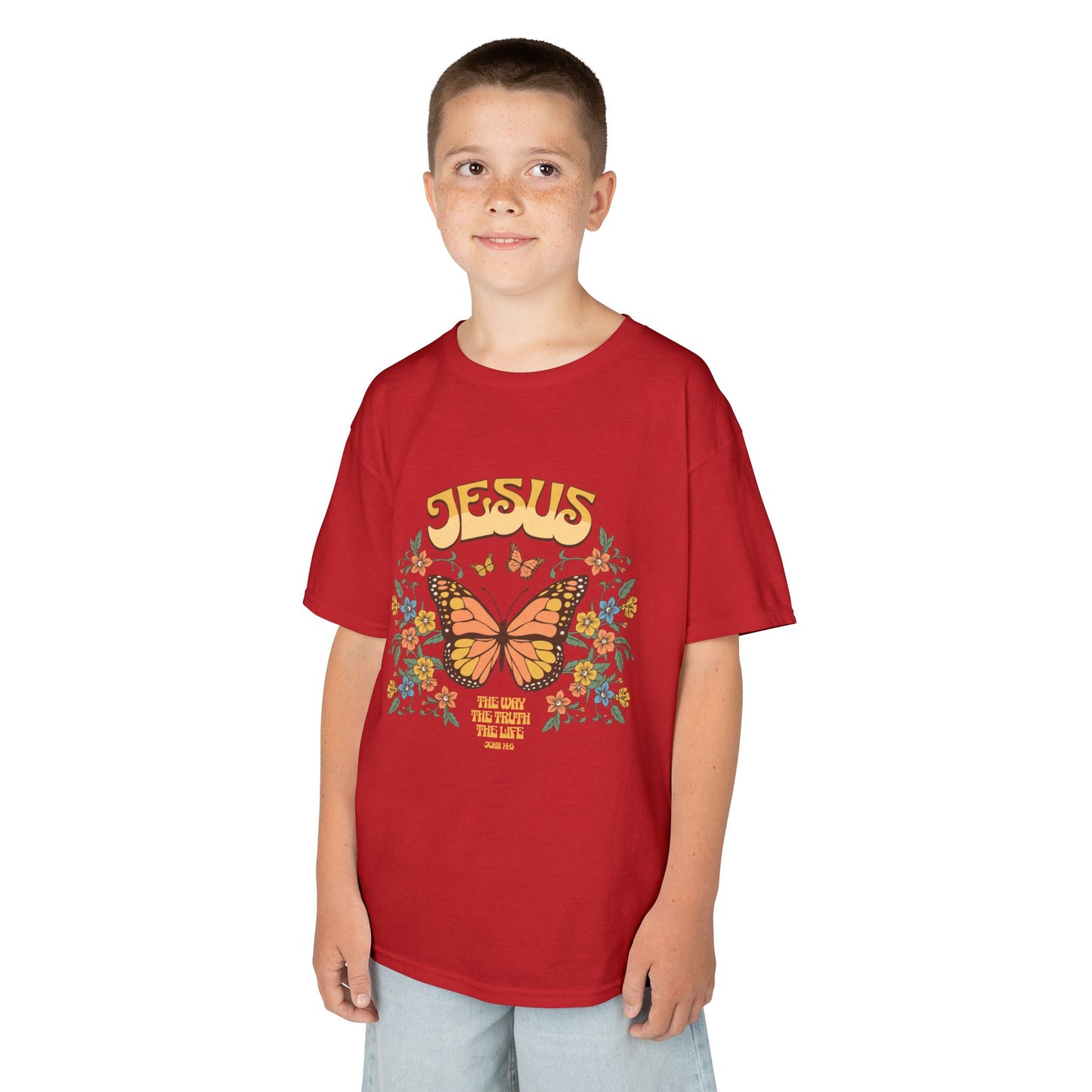 Kids John 14:6 T-Shirt – "Jesus The Way The Truth The Life"