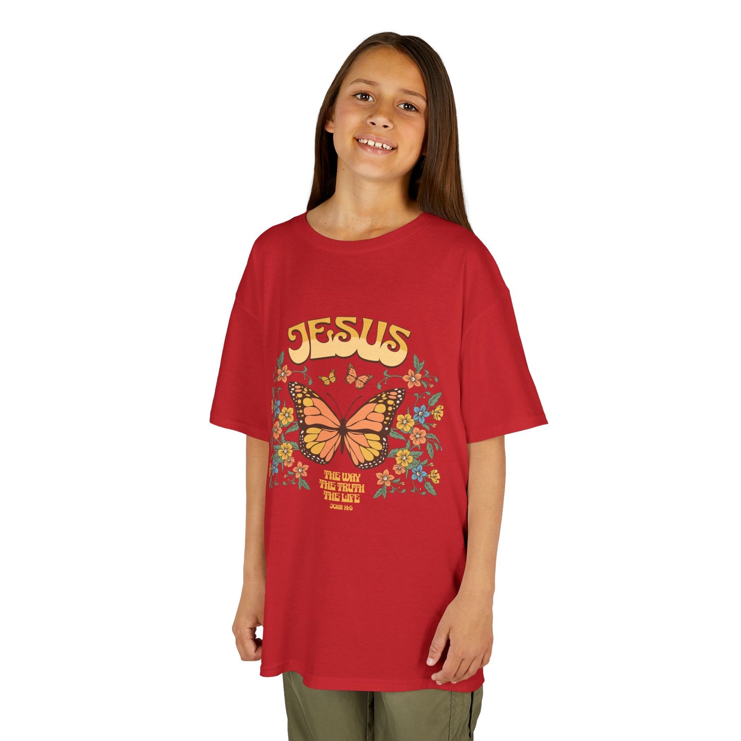 Copy of Kids John 14:6 T-Shirt – "Jesus The Way The Truth The Life"