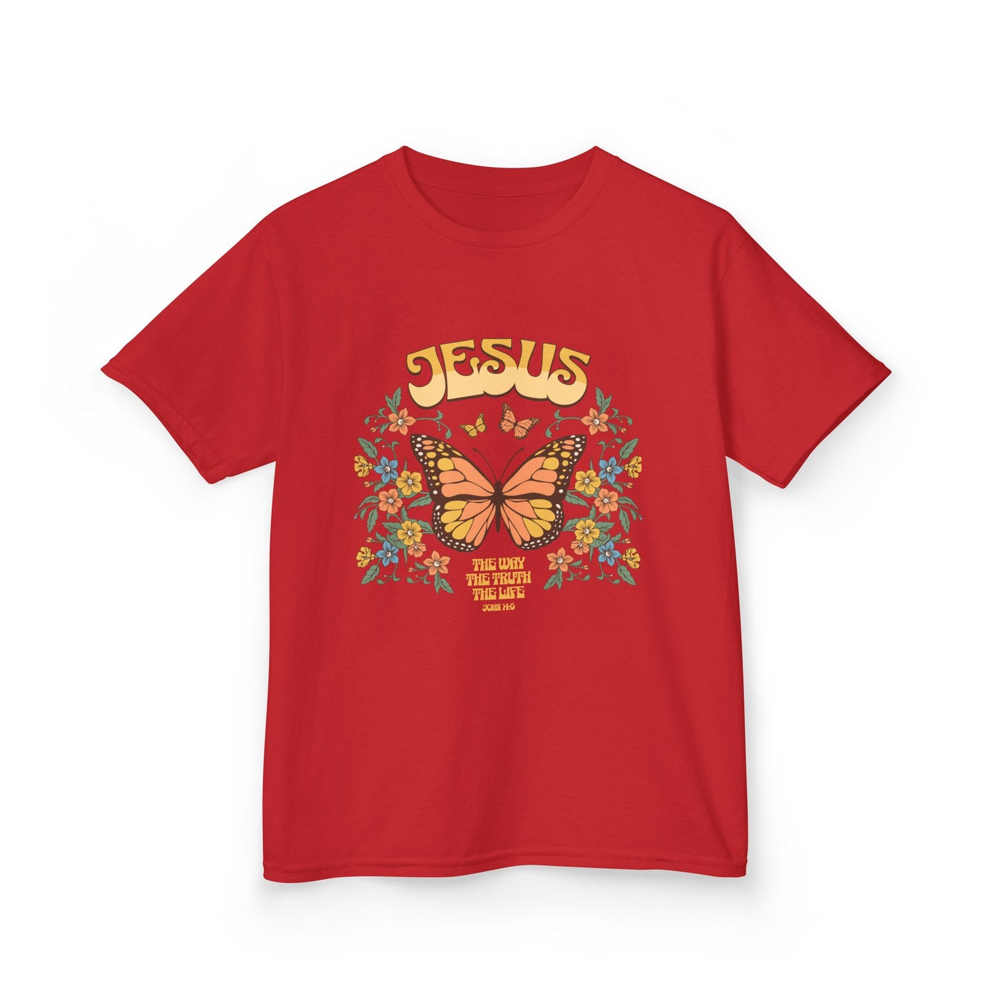 Kids John 14:6 T-Shirt – "Jesus The Way The Truth The Life"