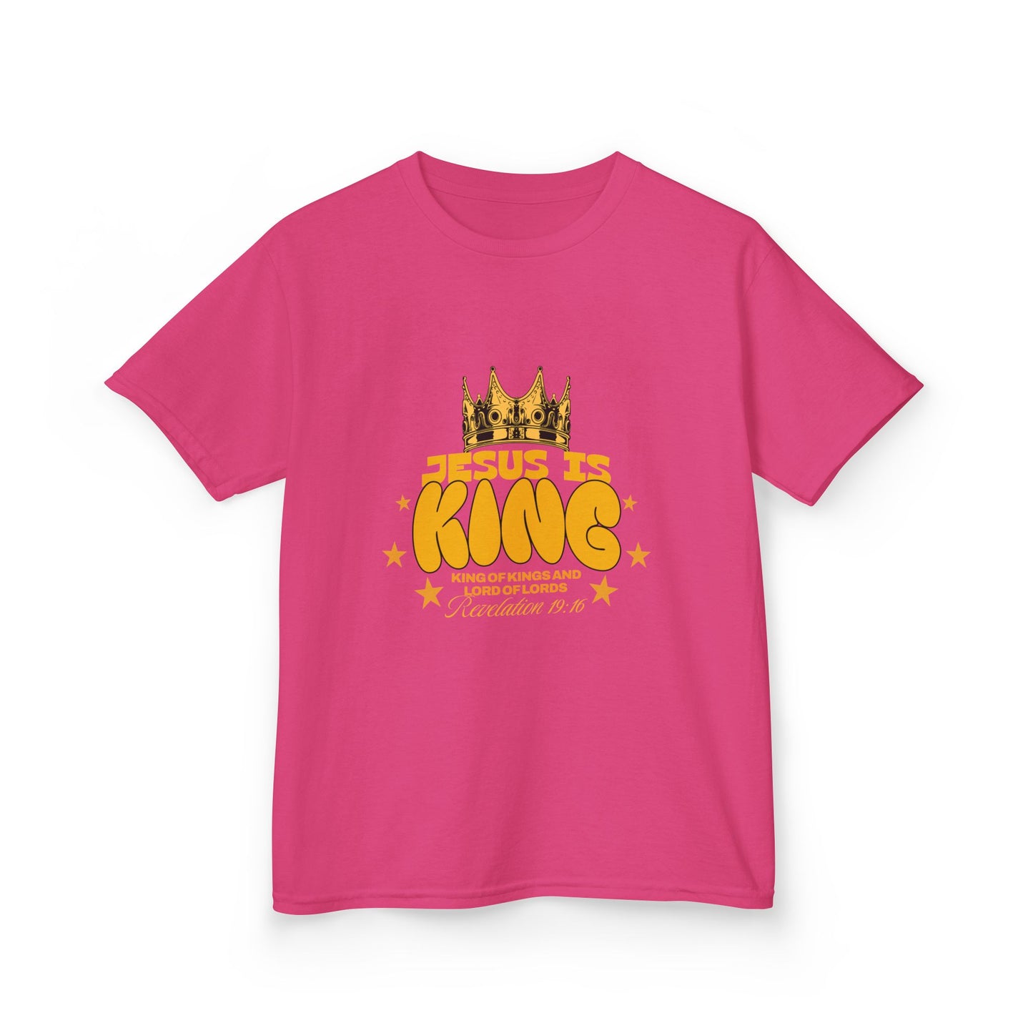 Kids T-Shirt — "King of Kings and Lord of Lords" Christian Tee