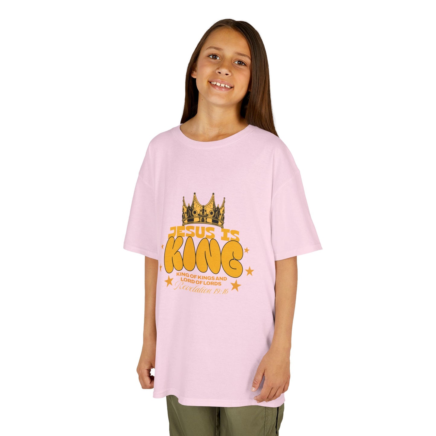 Kids T-Shirt — "King of Kings and Lord of Lords" Christian Tee