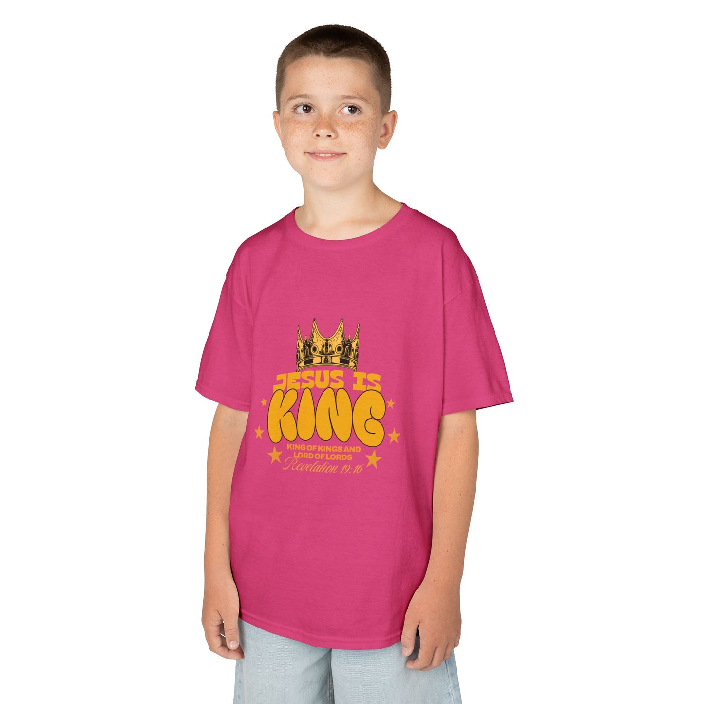 Kids T-Shirt — "King of Kings and Lord of Lords" Christian Tee