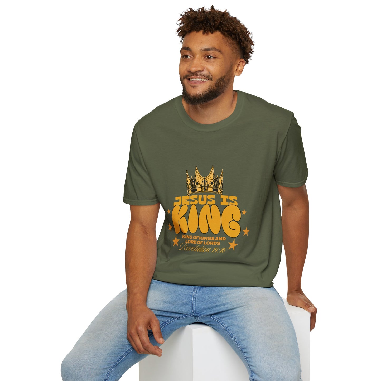 King of Kings T-Shirt — Revelation 19:16 Christian Faith Tee
