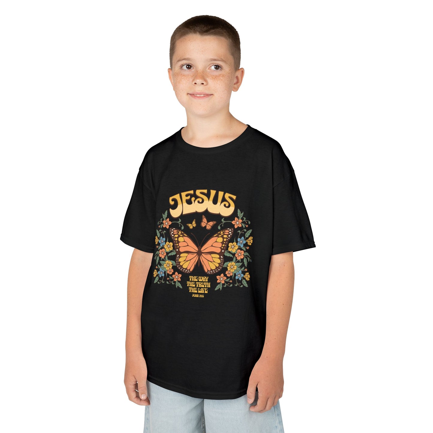 Copy of Kids John 14:6 T-Shirt – "Jesus The Way The Truth The Life"