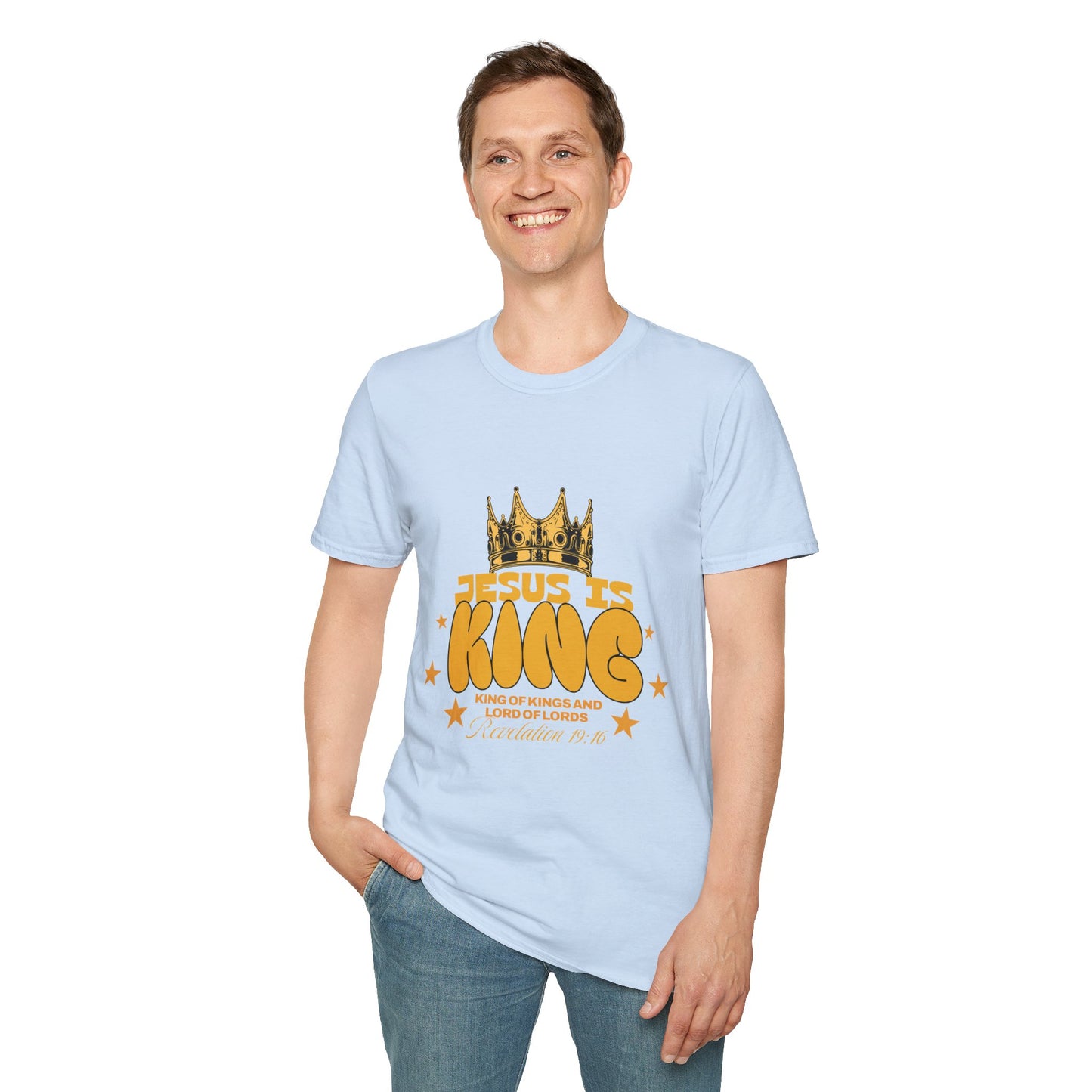 King of Kings T-Shirt — Revelation 19:16 Christian Faith Tee