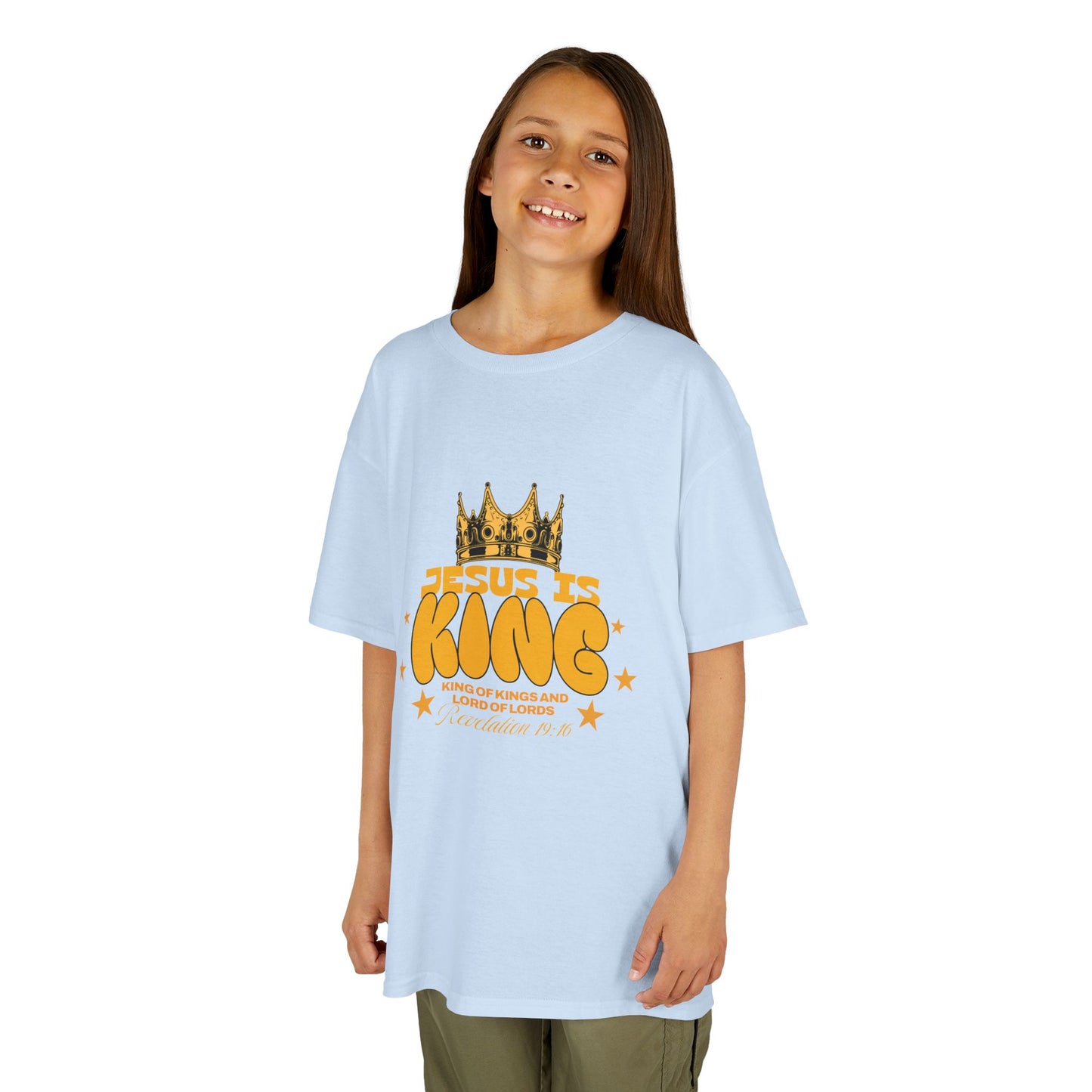 Kids T-Shirt — "King of Kings and Lord of Lords" Christian Tee