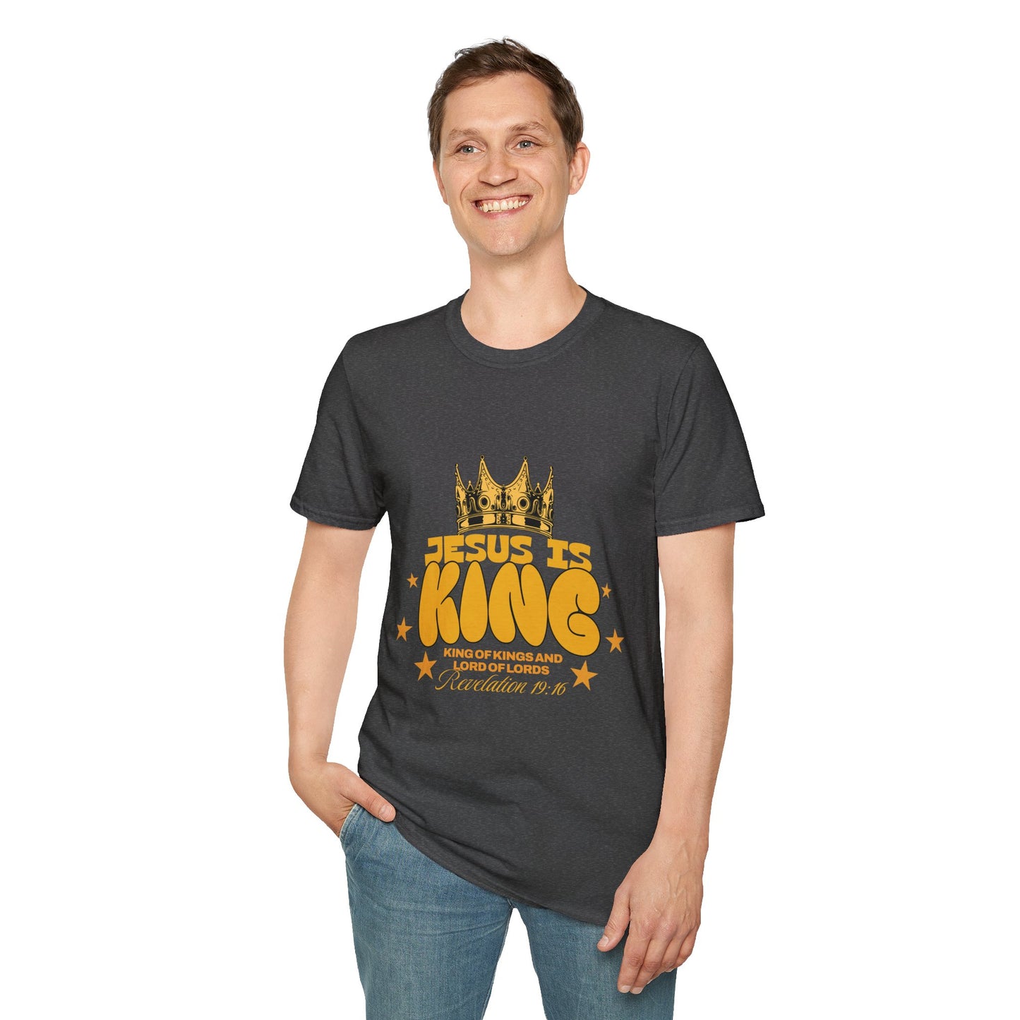King of Kings T-Shirt — Revelation 19:16 Christian Faith Tee