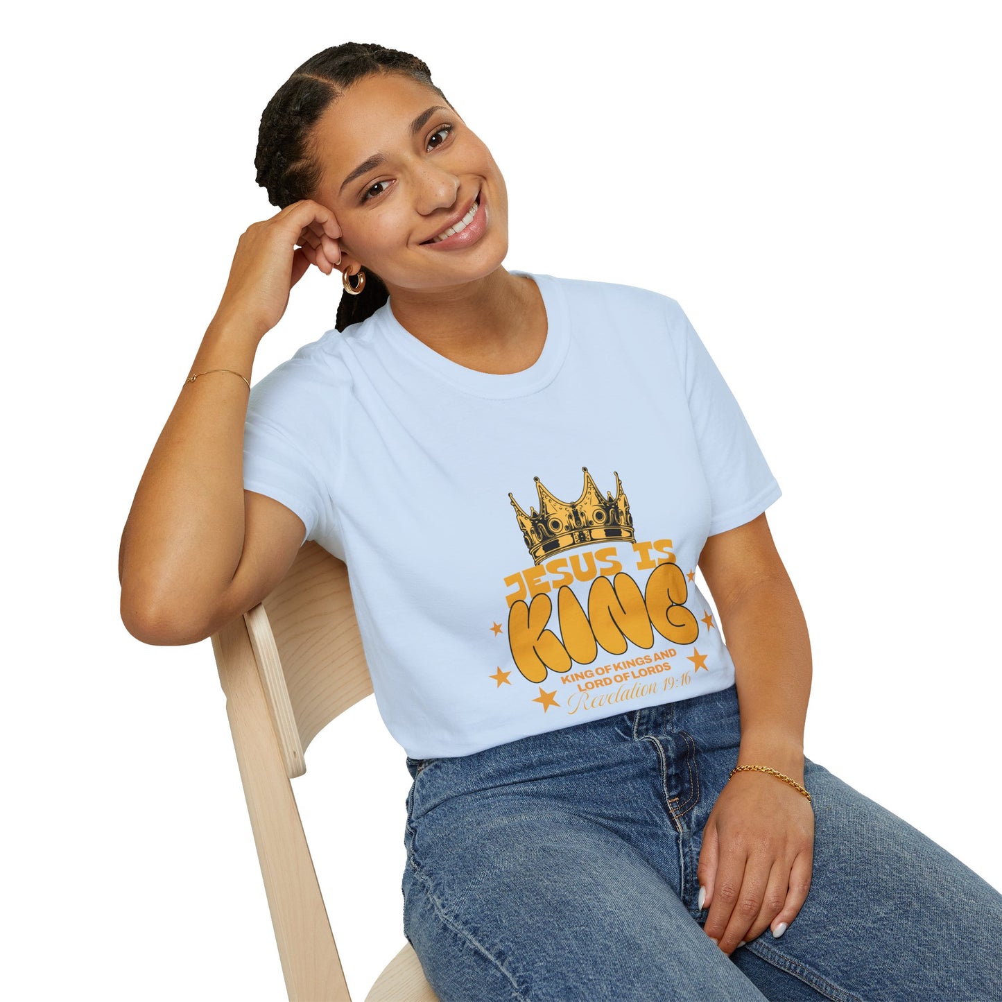 King of Kings T-Shirt — Revelation 19:16 Christian Faith Tee