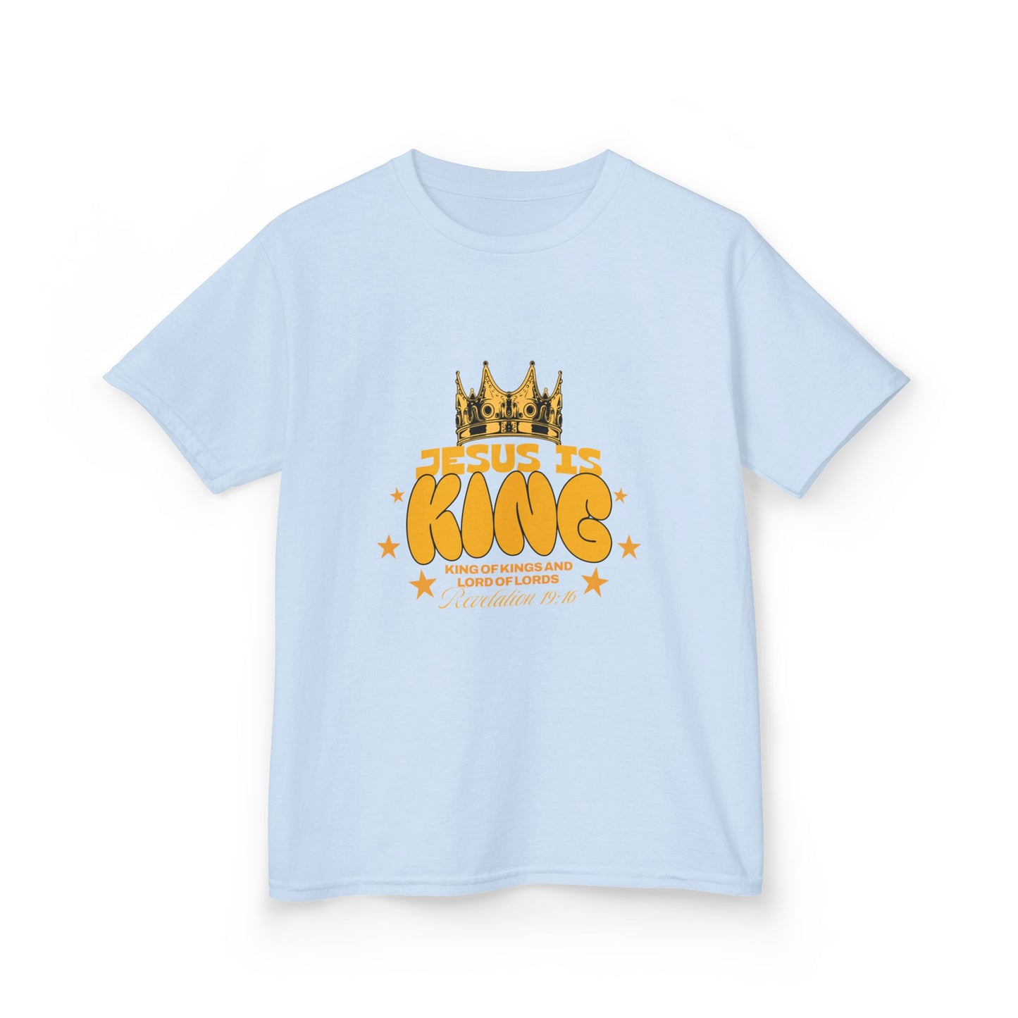 Kids T-Shirt — "King of Kings and Lord of Lords" Christian Tee