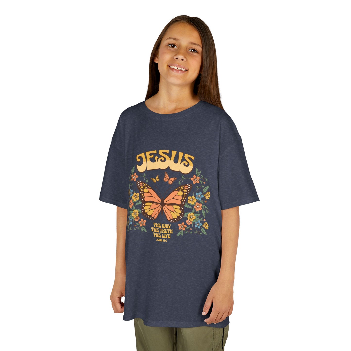 Kids John 14:6 T-Shirt – "Jesus The Way The Truth The Life"