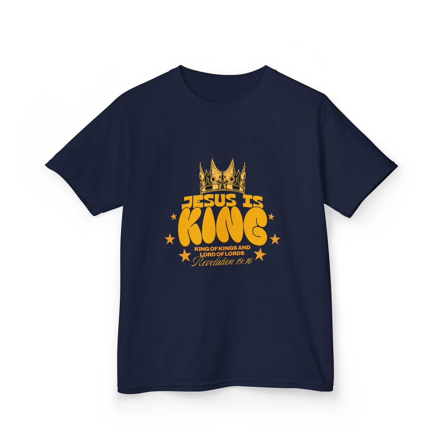 Kids T-Shirt — "King of Kings and Lord of Lords" Christian Tee