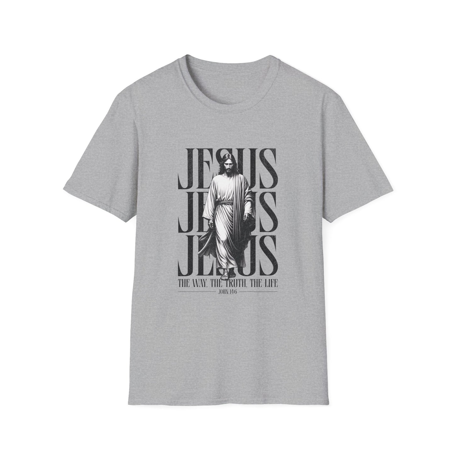 Christian T-Shirt: Jesus "The Way The Truth The Life" John 14:6
