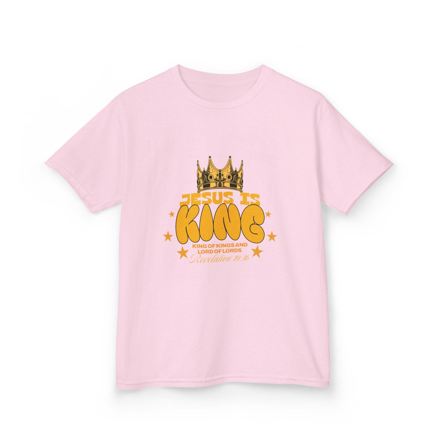 Kids T-Shirt — "King of Kings and Lord of Lords" Christian Tee