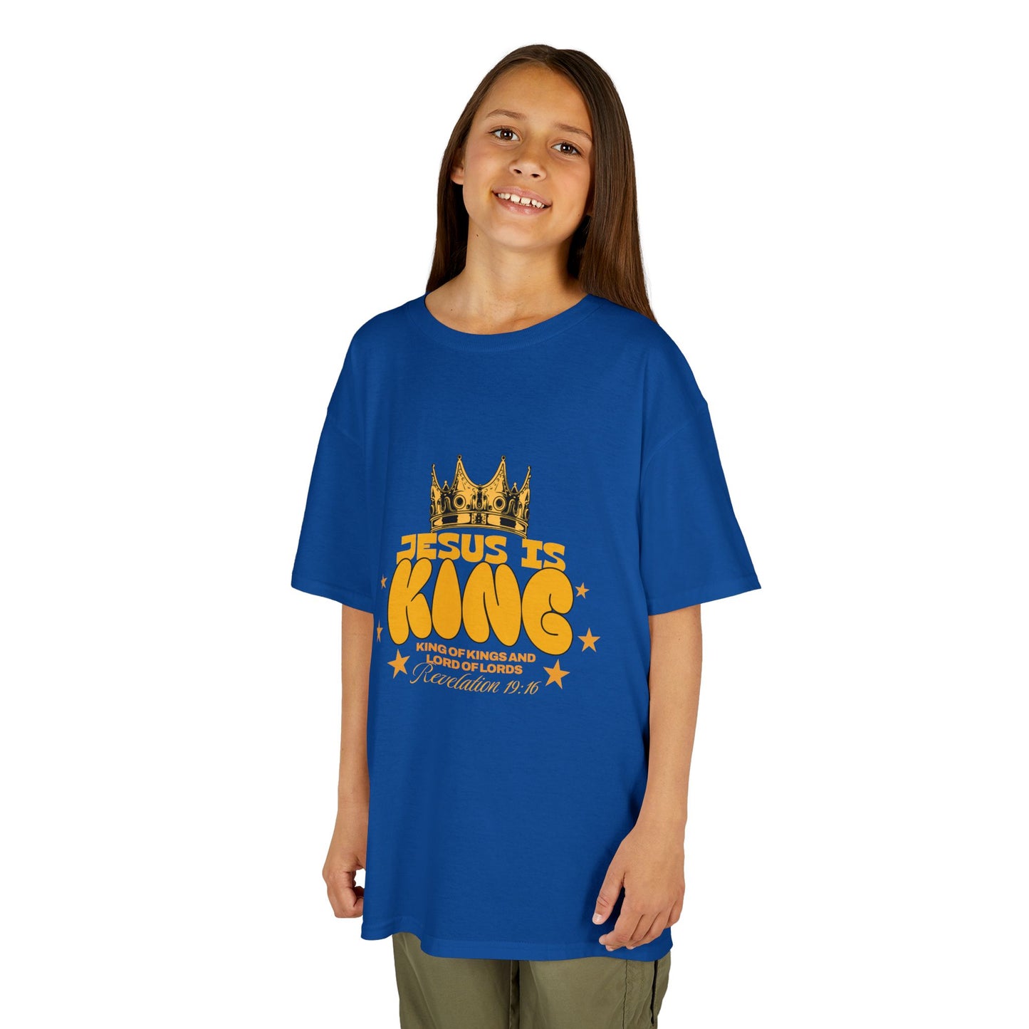 Kids T-Shirt — "King of Kings and Lord of Lords" Christian Tee