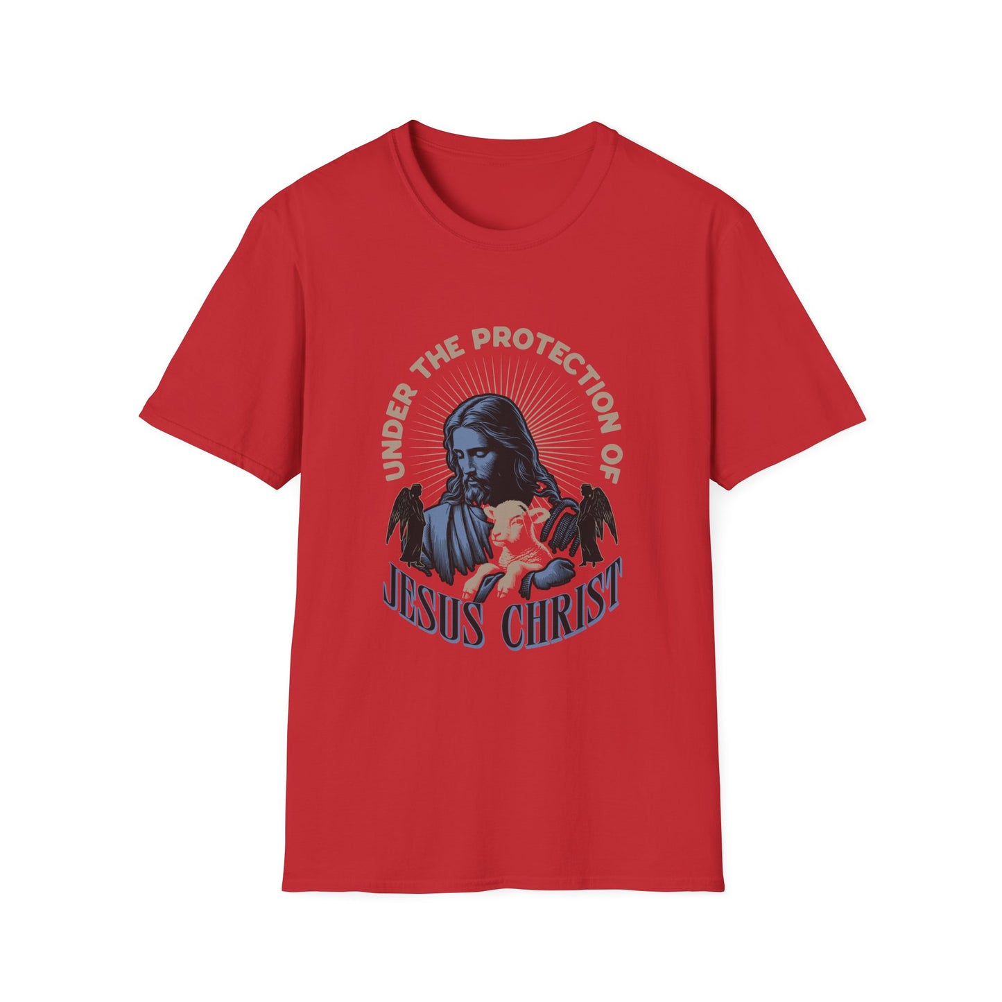 Christian T-Shirt: Under the Protection of Jesus Christ