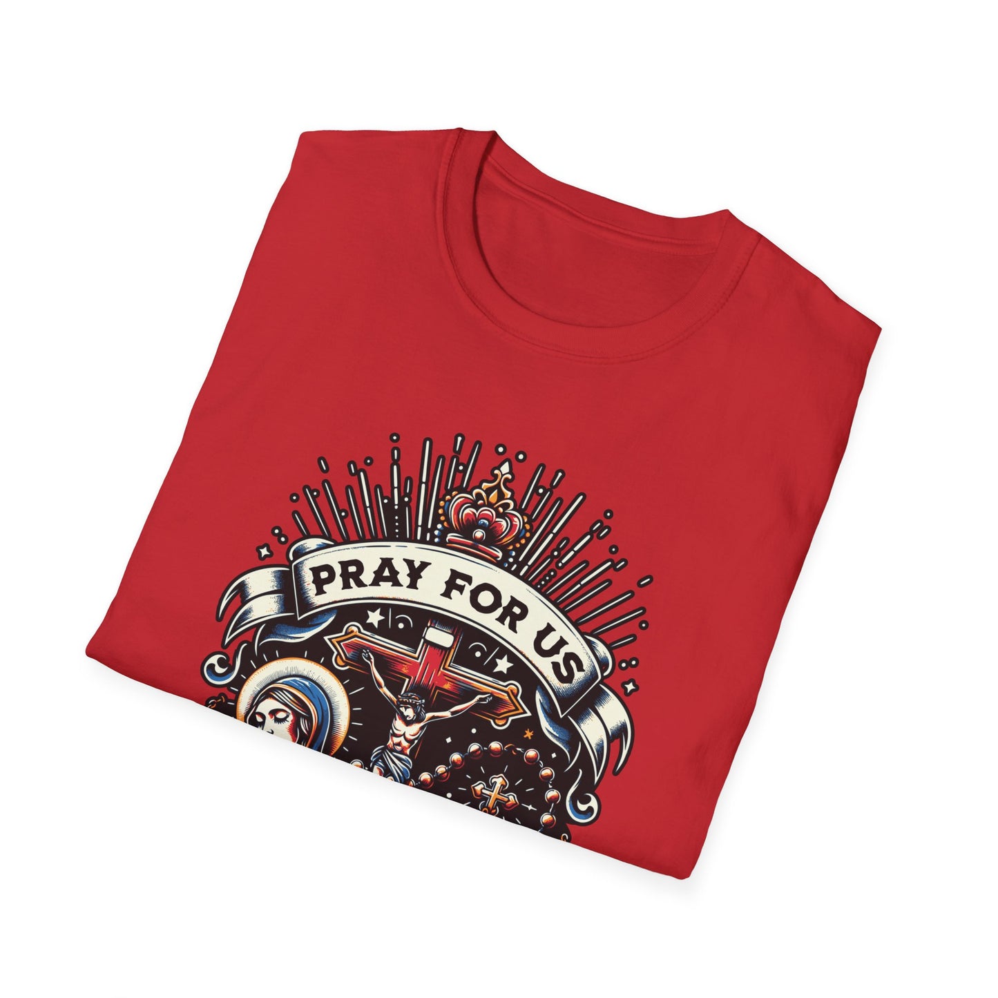 Ave Maria (Hail Mary) Full of Grace - Pray For Us' T-Shirt