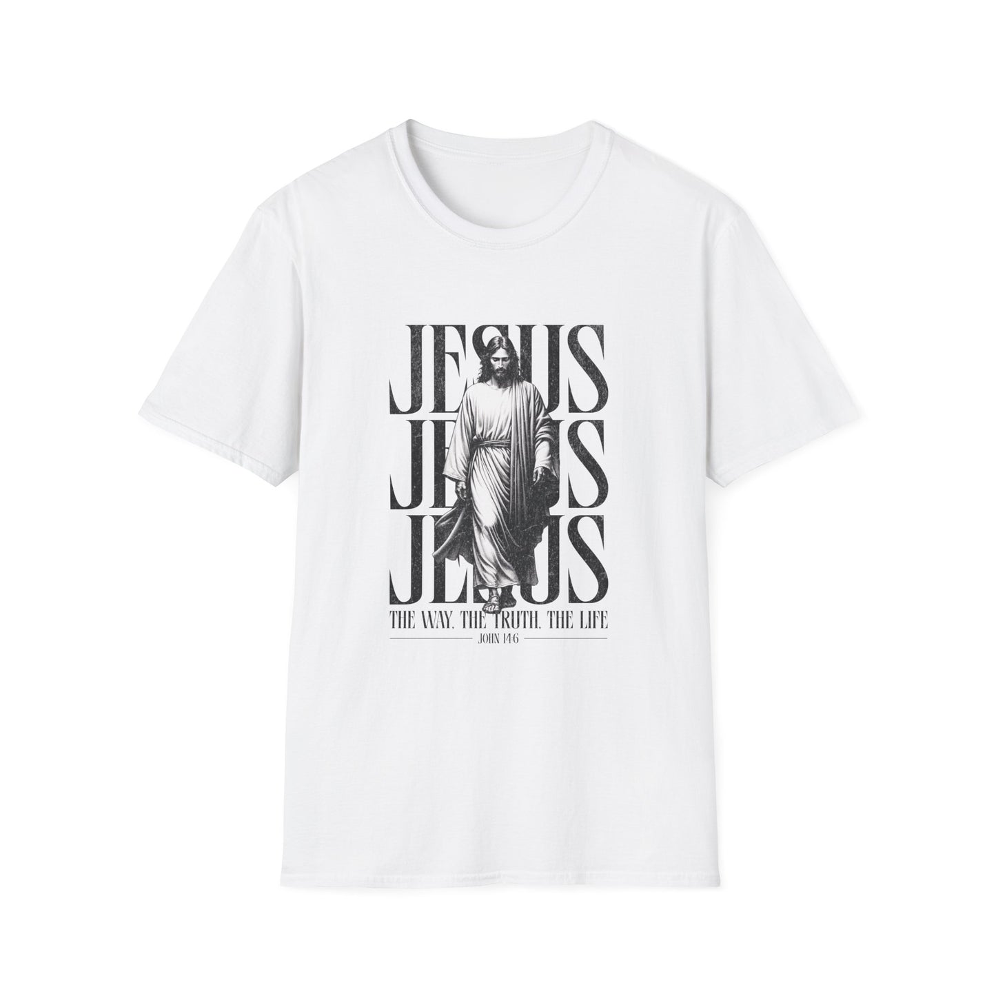 Christian T-Shirt: Jesus "The Way The Truth The Life" John 14:6