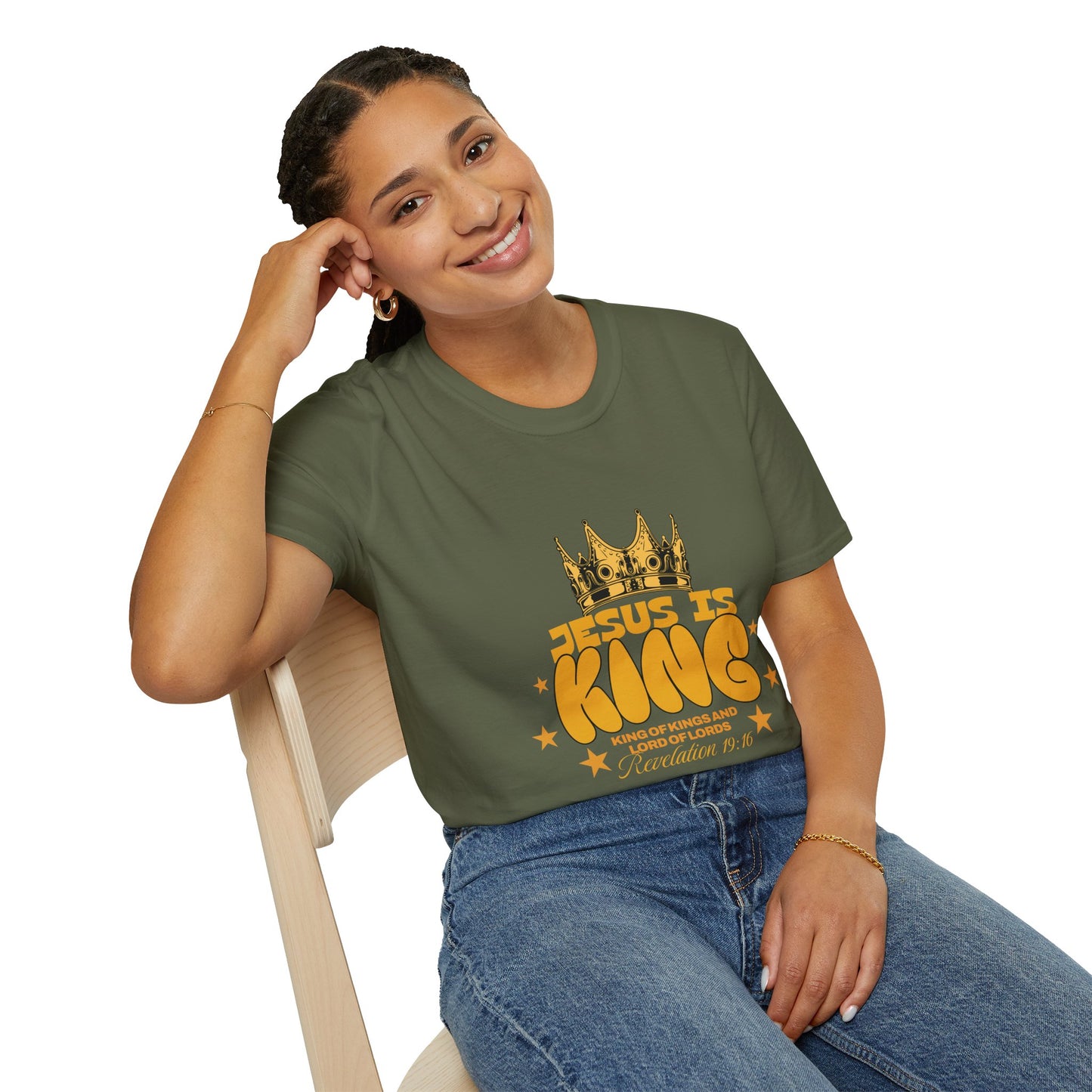 King of Kings T-Shirt — Revelation 19:16 Christian Faith Tee