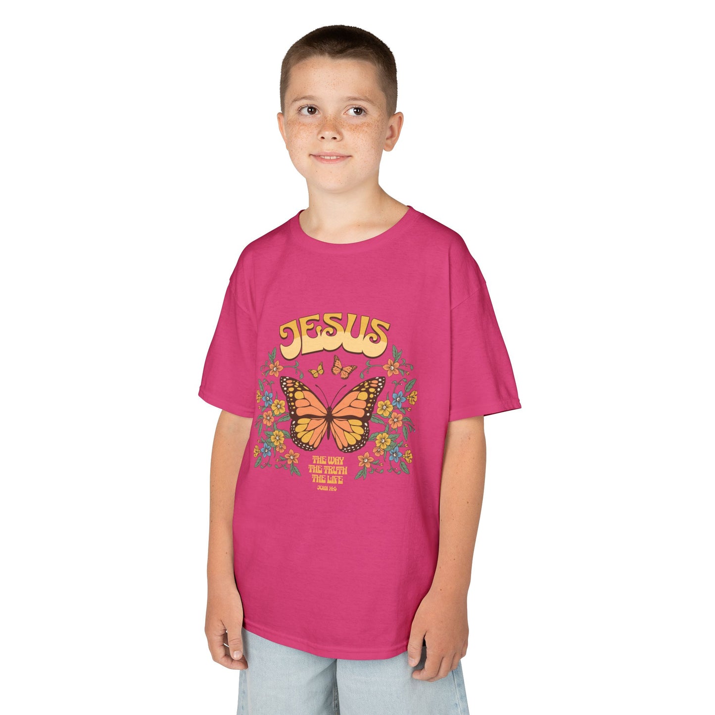 Copy of Kids John 14:6 T-Shirt – "Jesus The Way The Truth The Life"
