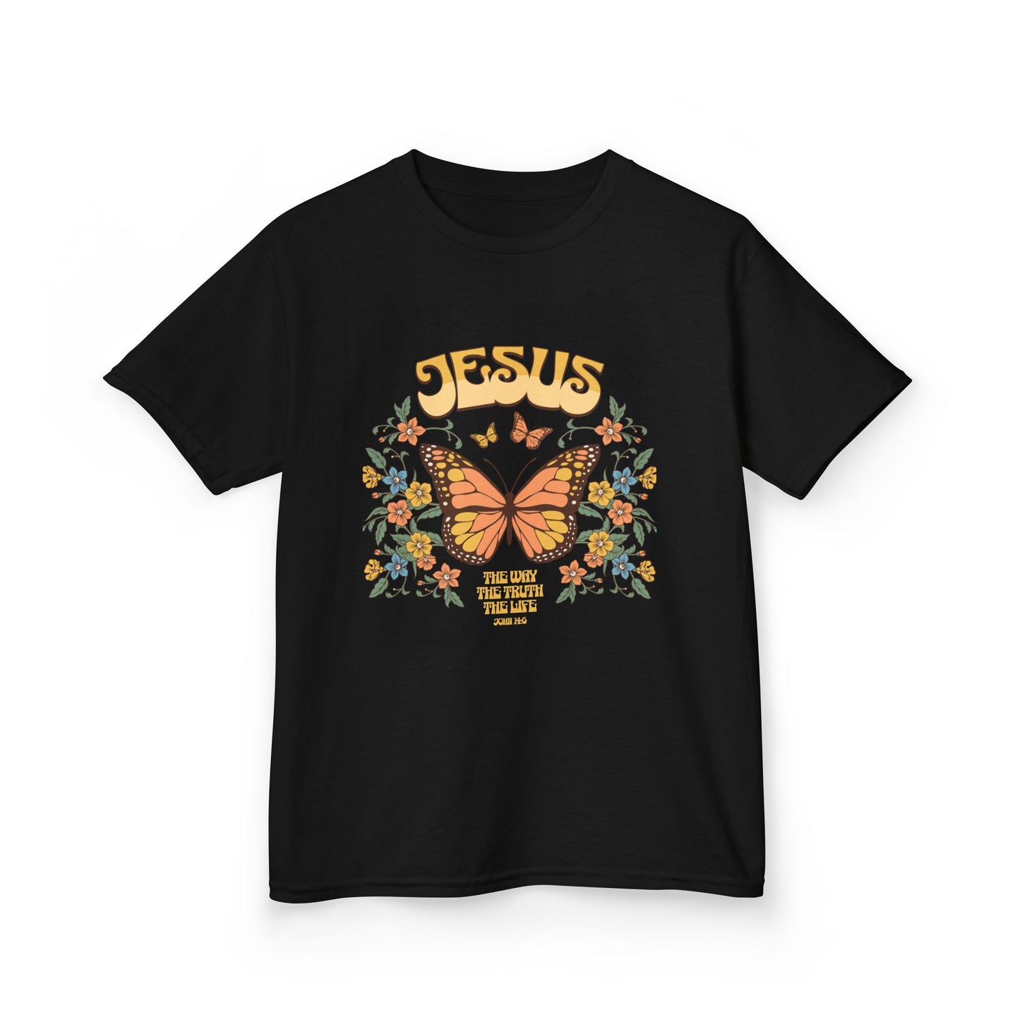 Kids John 14:6 T-Shirt – "Jesus The Way The Truth The Life"
