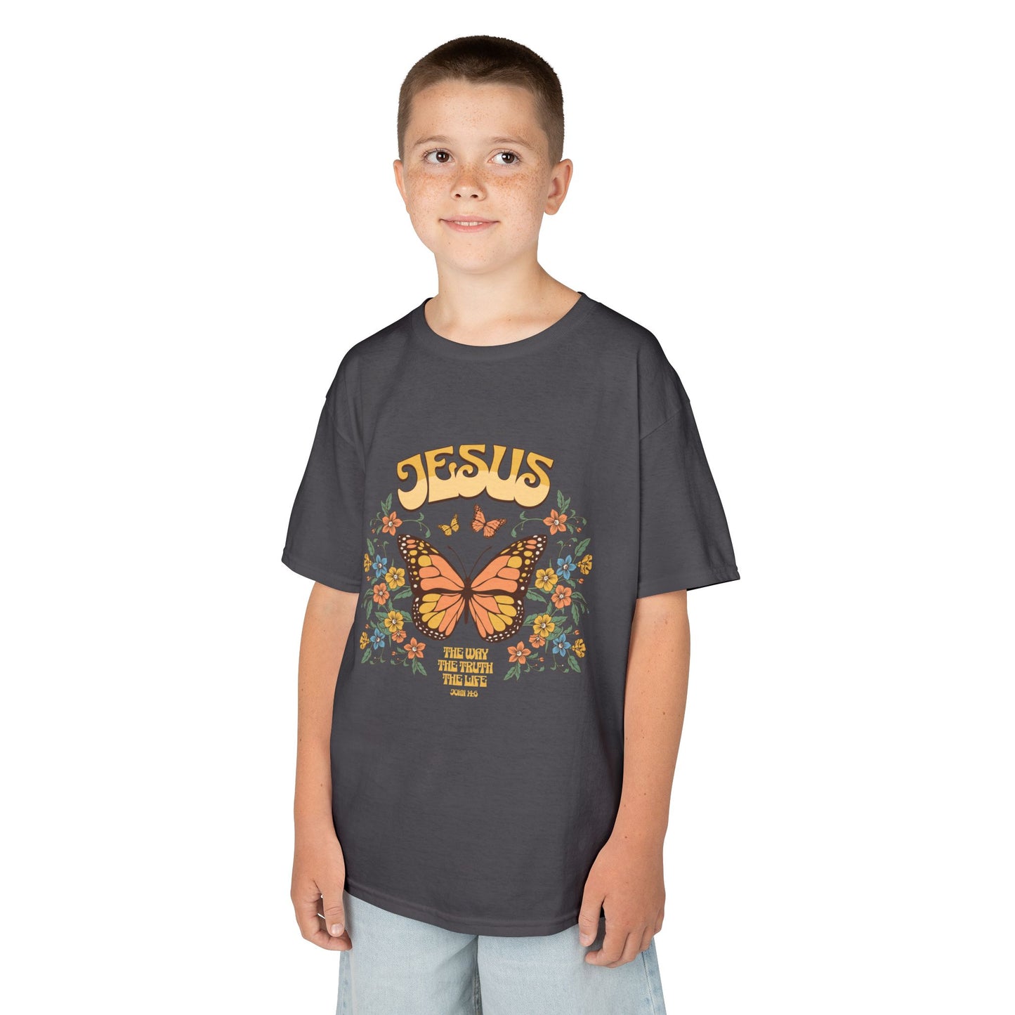 Kids John 14:6 T-Shirt – "Jesus The Way The Truth The Life"