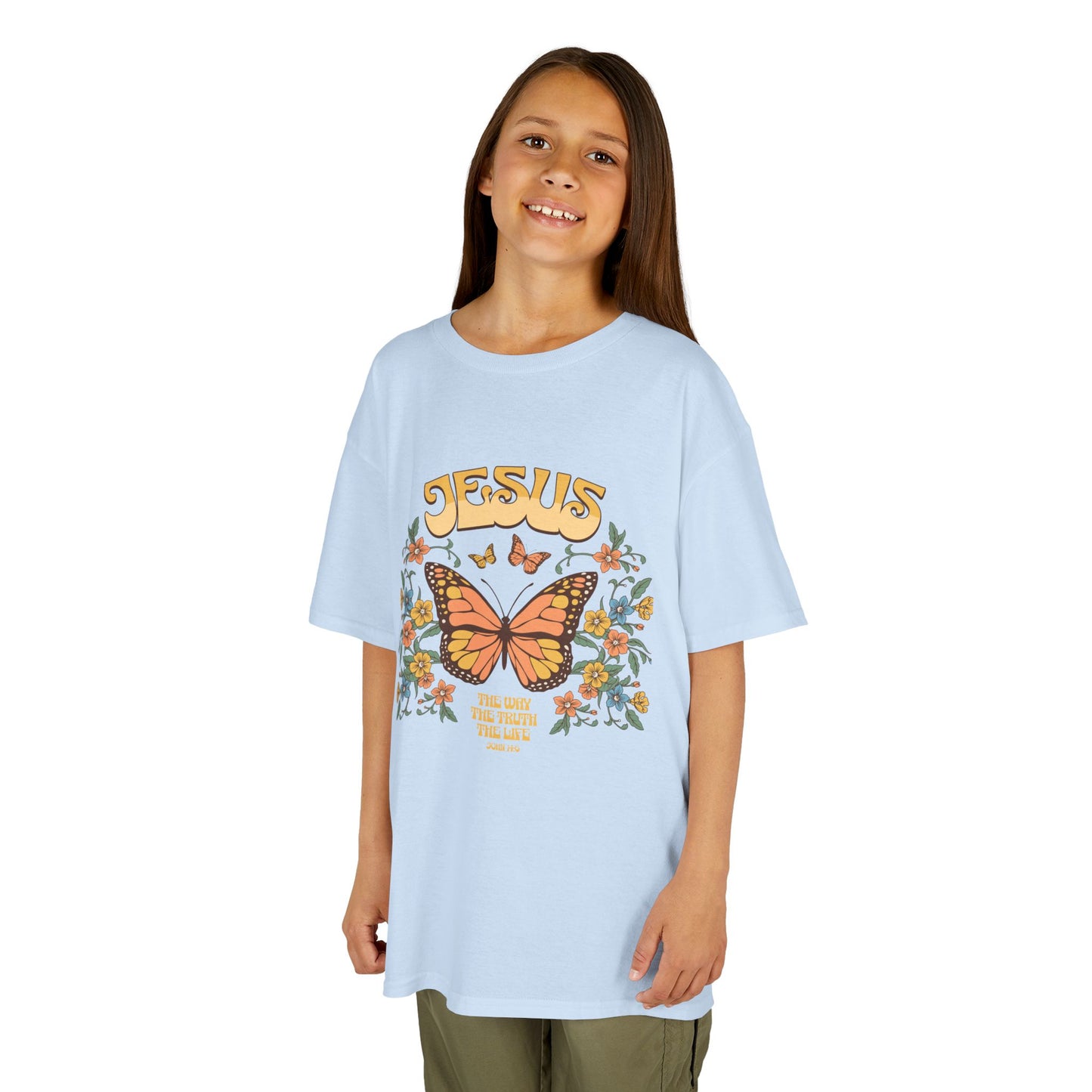 Kids John 14:6 T-Shirt – "Jesus The Way The Truth The Life"