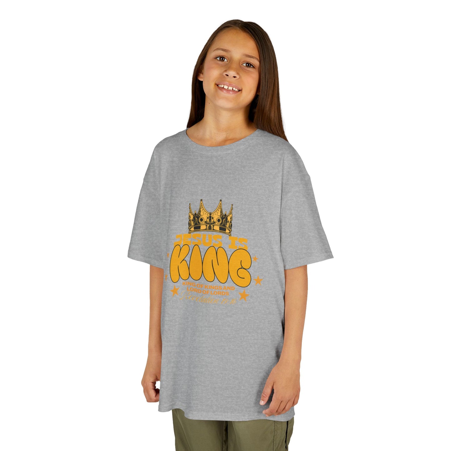 Kids T-Shirt — "King of Kings and Lord of Lords" Christian Tee