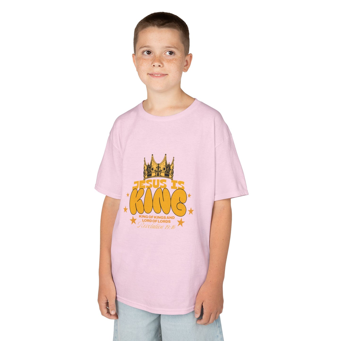Kids T-Shirt — "King of Kings and Lord of Lords" Christian Tee