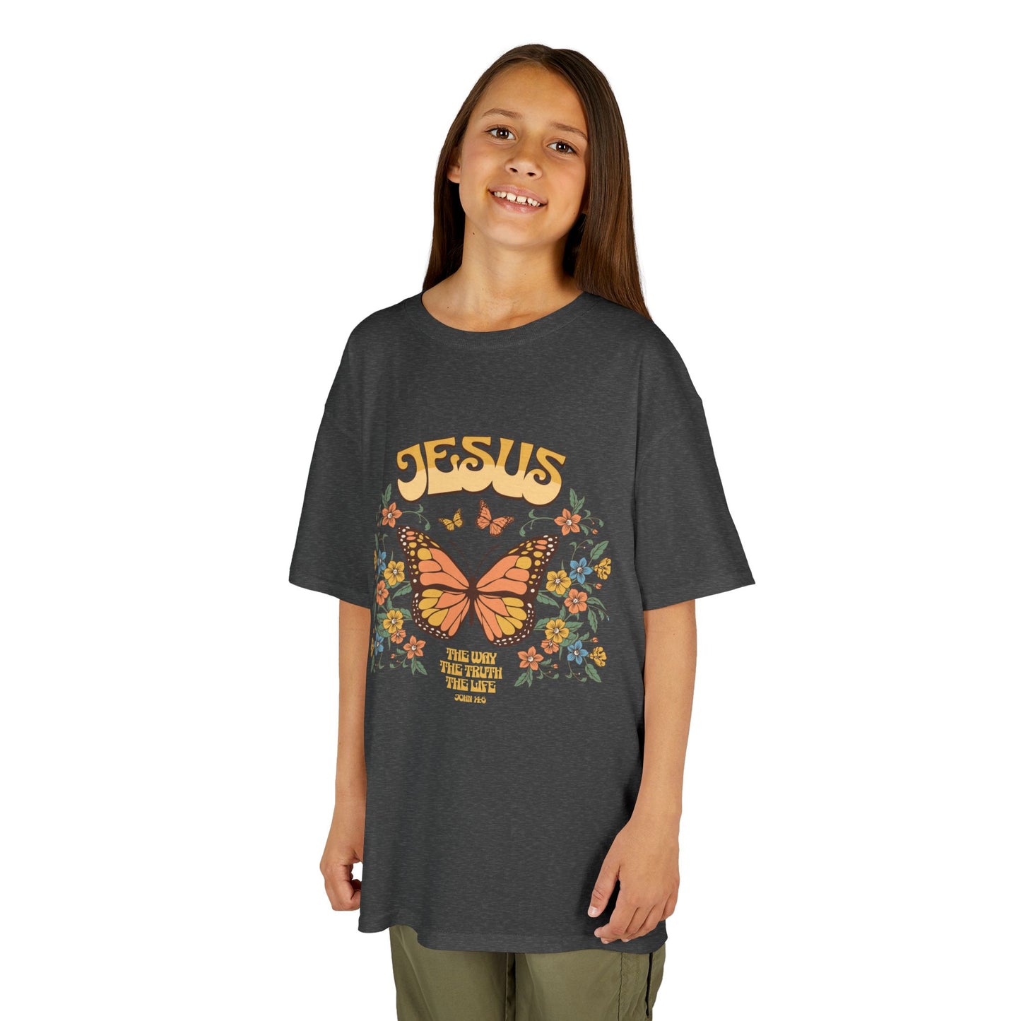 Kids John 14:6 T-Shirt – "Jesus The Way The Truth The Life"