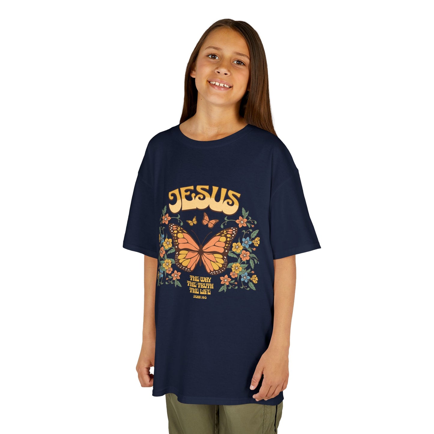 Kids John 14:6 T-Shirt – "Jesus The Way The Truth The Life"