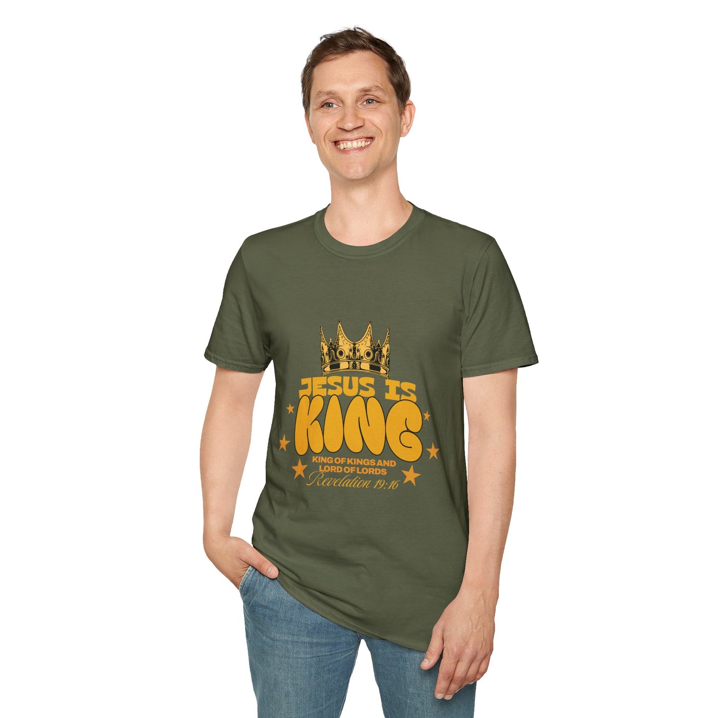King of Kings T-Shirt — Revelation 19:16 Christian Faith Tee