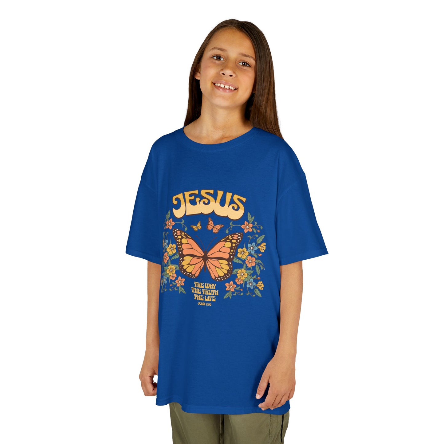 Kids John 14:6 T-Shirt – "Jesus The Way The Truth The Life"