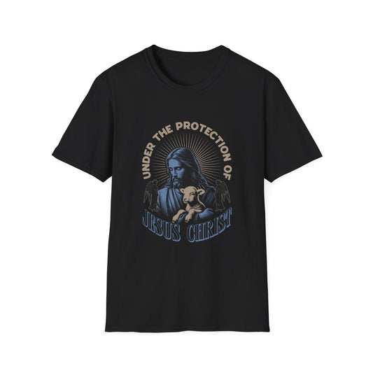 Christian T-Shirt: Under the Protection of Jesus Christ