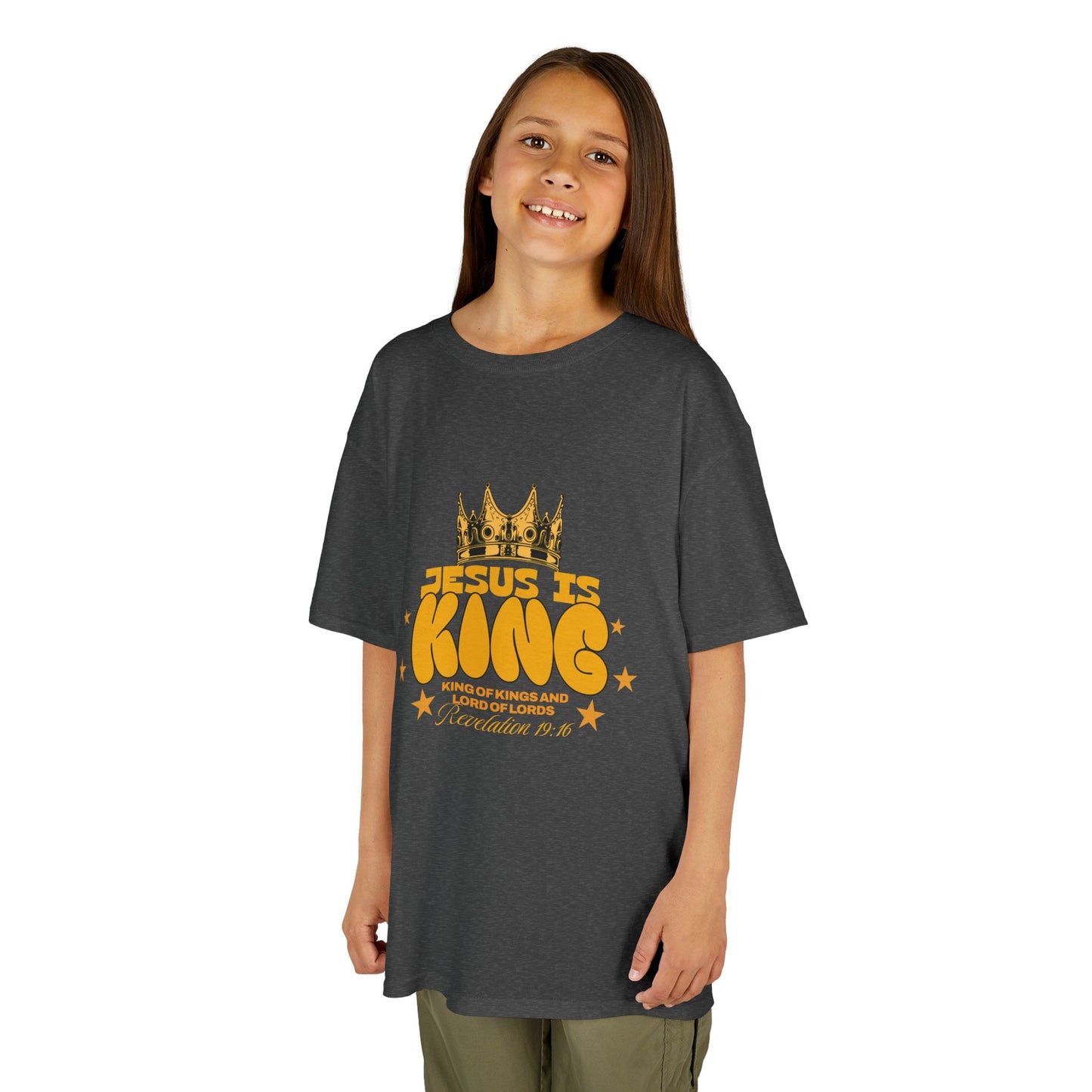 Kids T-Shirt — "King of Kings and Lord of Lords" Christian Tee