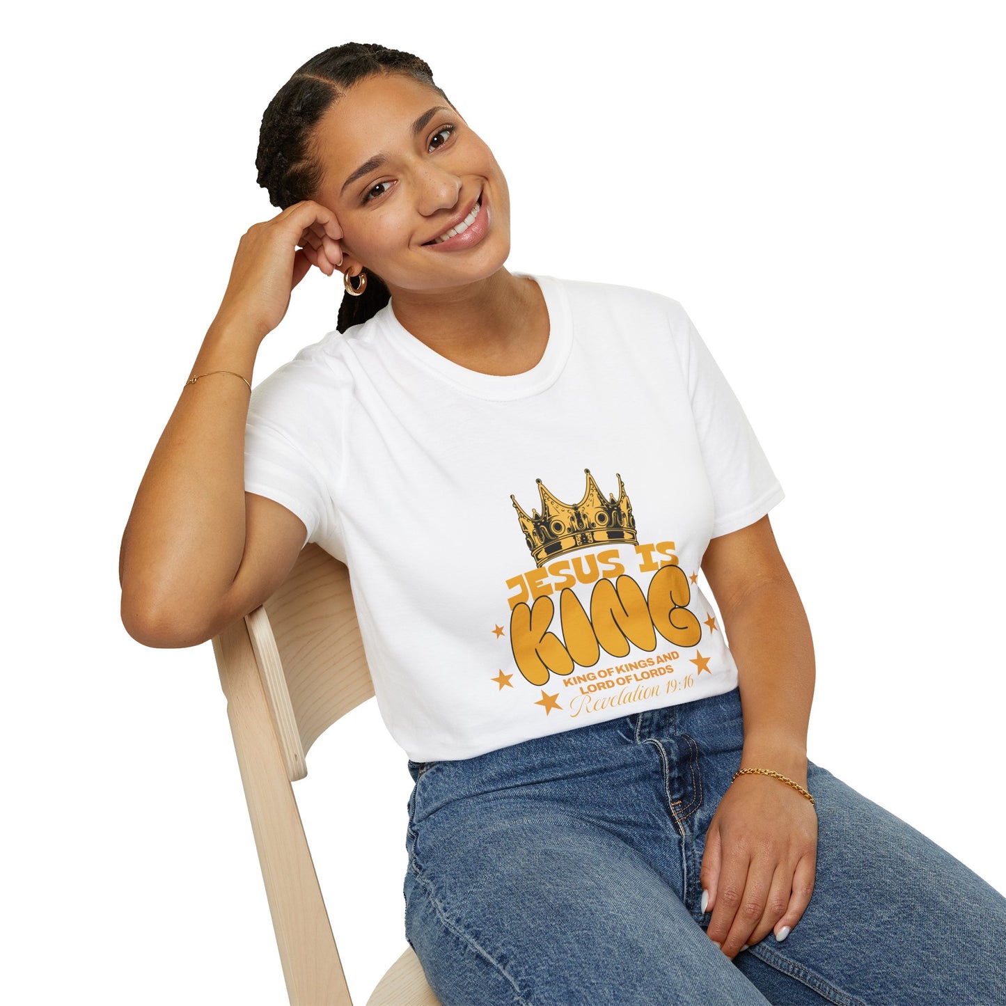King of Kings T-Shirt — Revelation 19:16 Christian Faith Tee